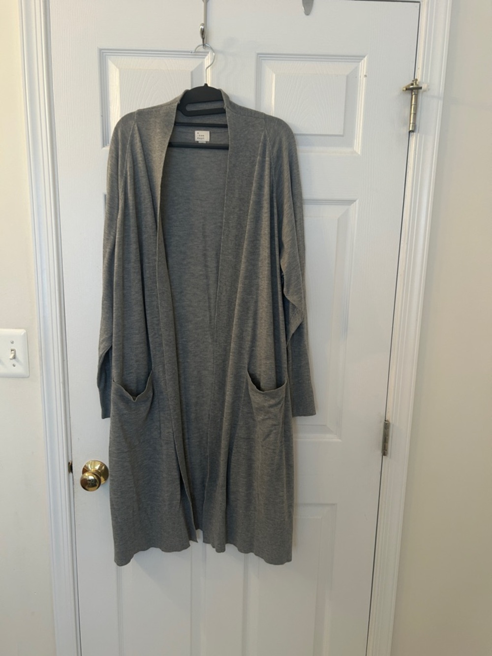 a new day Gray Open Front Cardigan